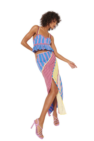 Souci Skirt Stripe