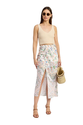 Alaia Satin Maxi Skirt