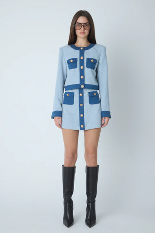 Two Tone Short Dress