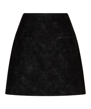 Skirt pockets structured PU