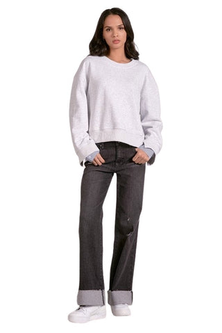 Margot Mixed Media Pull Over