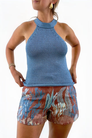 Knit High Neck Top