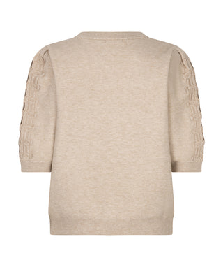 Sweater knit embroidery