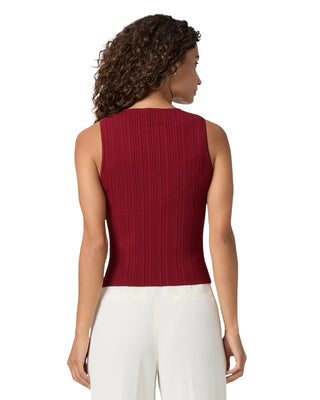 Leira Sweater Tank Cranberry