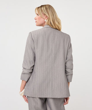 Blazer 3/4 slve herringbone