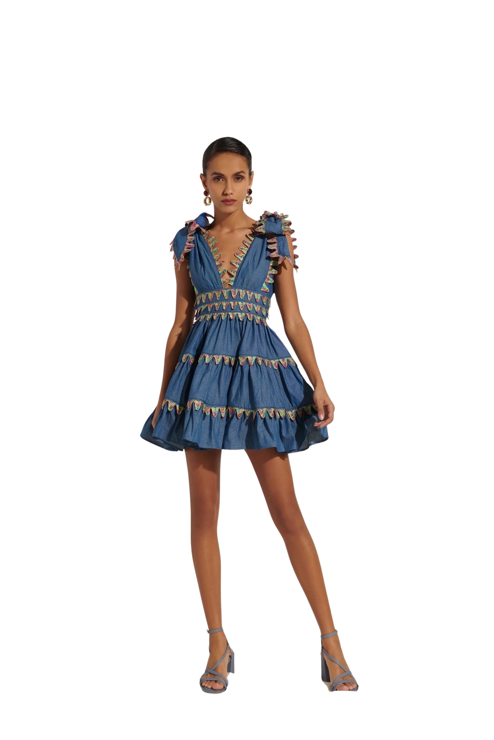 Celia B Women's Blue Denim Cheli Dress, M Celia B Women's Blue Denim Cheli Dress, M