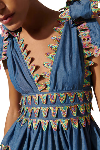 Cheli Dress - Blue