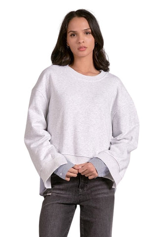 Margot Mixed Media Pull Over