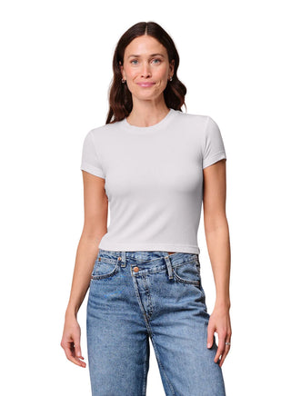 Fine Rib Baby Tee