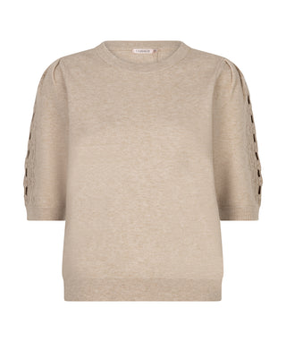Sweater knit embroidery